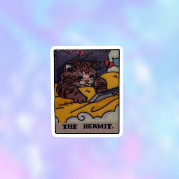 Pin El Ermitaño Tarot Versión Gato