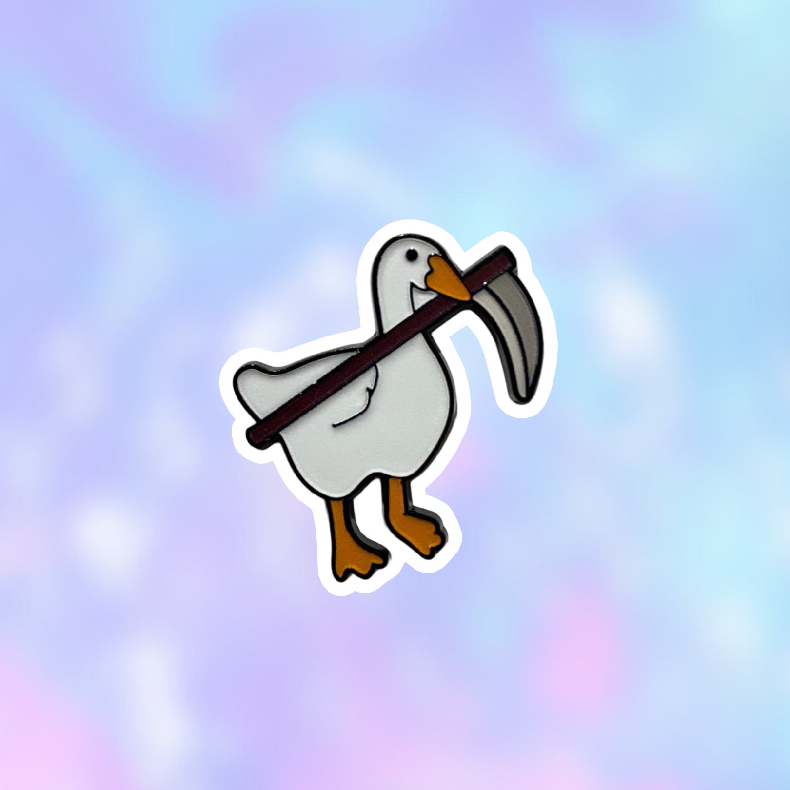 Pin Dekstop Goose Ganso con Guadaña