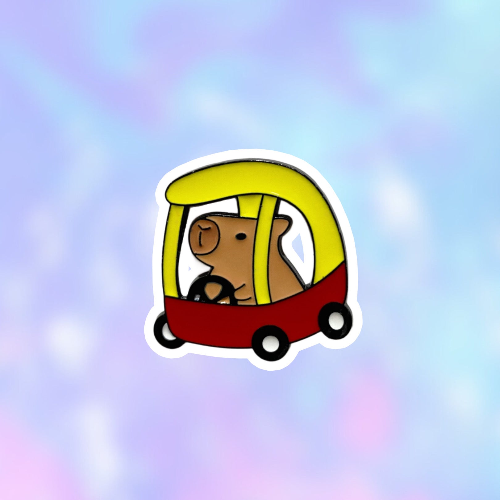 Pin Capibara en Carrito