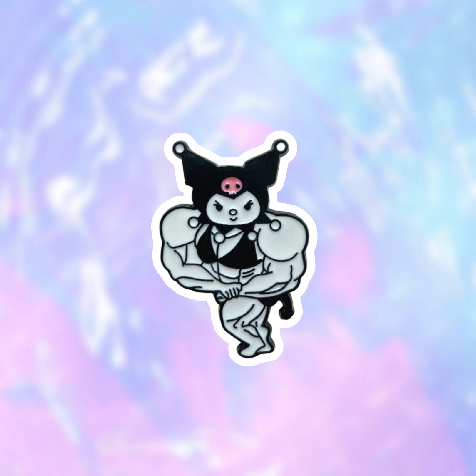 Pin Kuromi Musculosa Sanrio