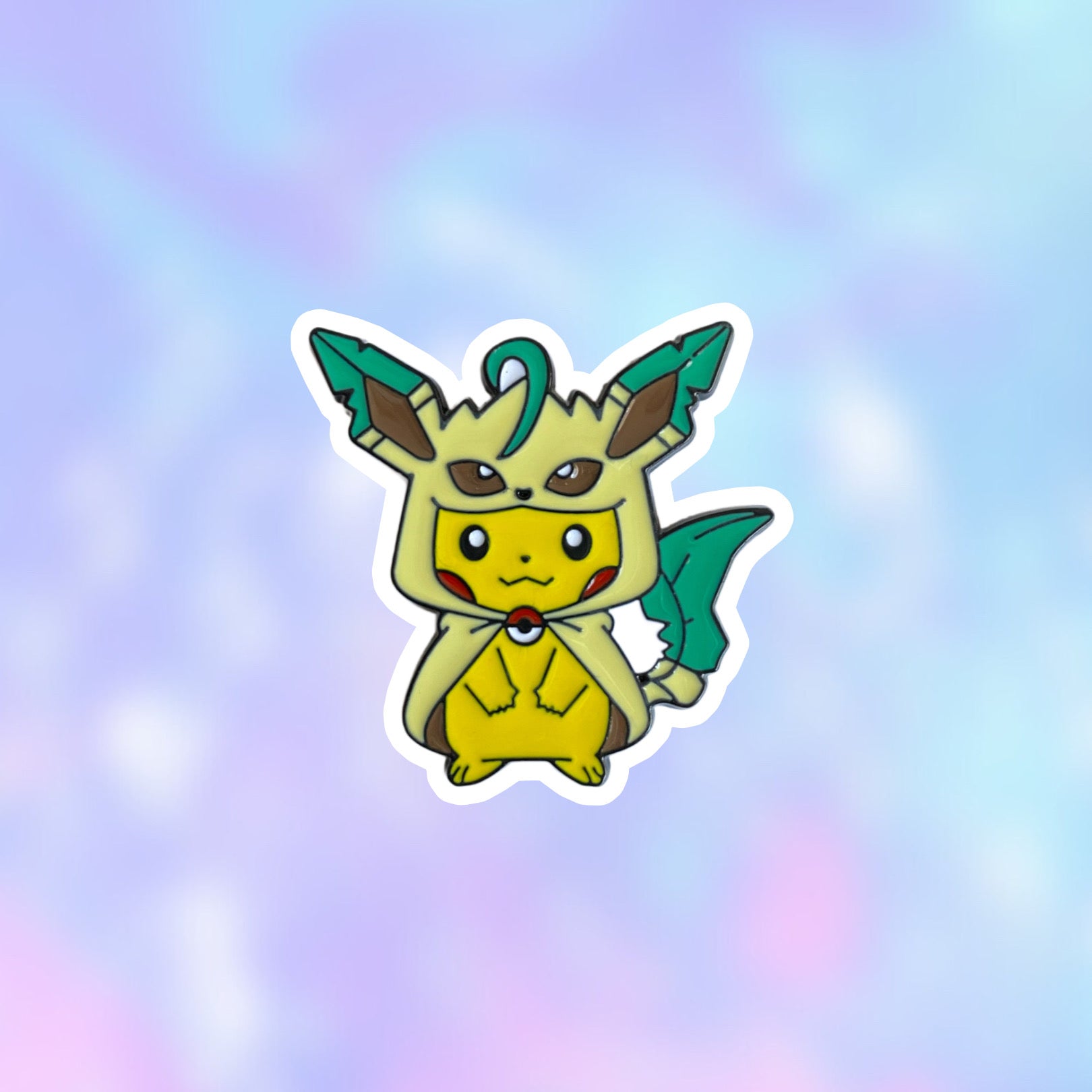 Pin Pikachu Disfrazado de Leafeon - Pokémon