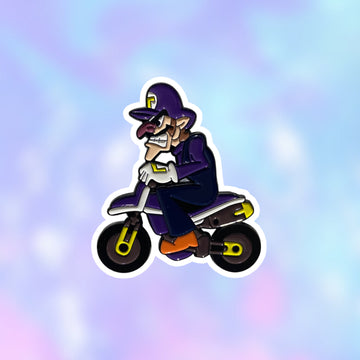 Pin Plus Waluigi - Mario Kart