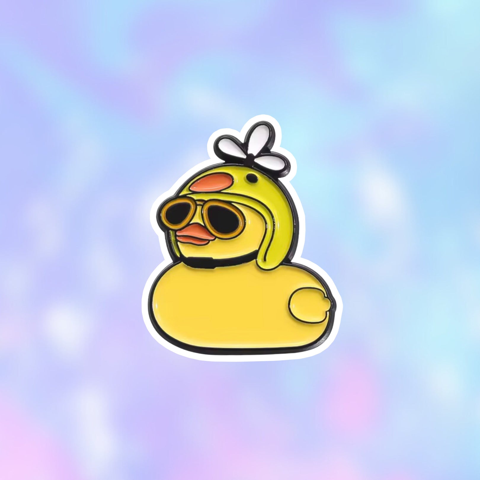 Pin Pato Taxi con Lentes