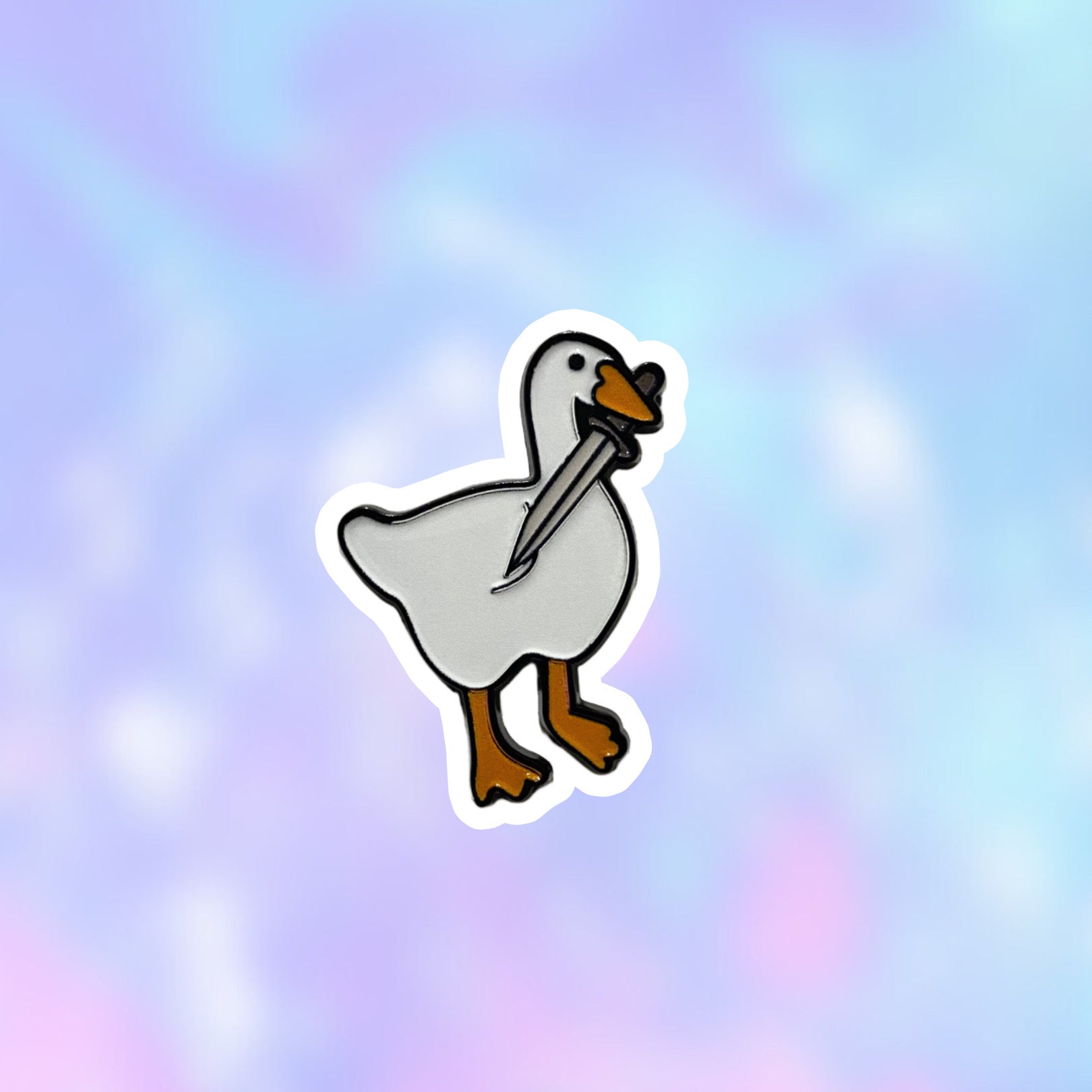 Pin Dekstop Goose Ganso con Navaja
