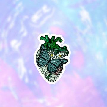 Pin Corazón Mariposa