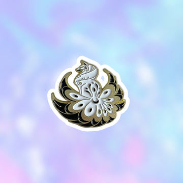 Pin Zorro Blanco